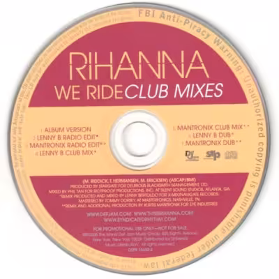 We Ride (Album Version) - Rihanna